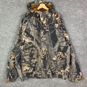 Vintage Columbia Camo Real Tree Jacket Mossy Oak Hunting Outdoor Jacket Sz 2XL T